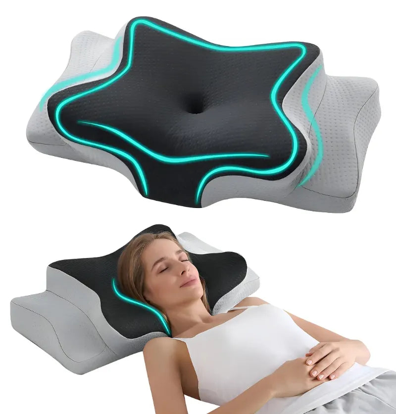 Almohada Cervical Tipo Mariposa