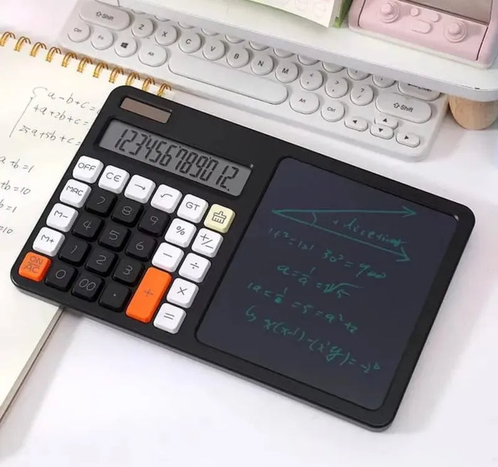 Calculadora con Tablero Borrable LCD