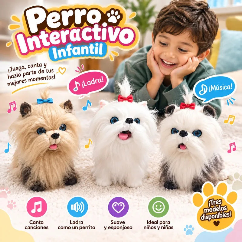 Perrito Interactivo con Correa