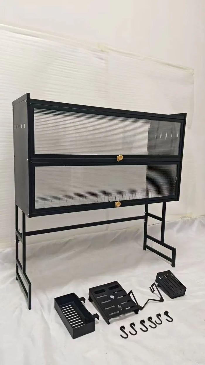 Escurridor de Platos Doble con Tapa